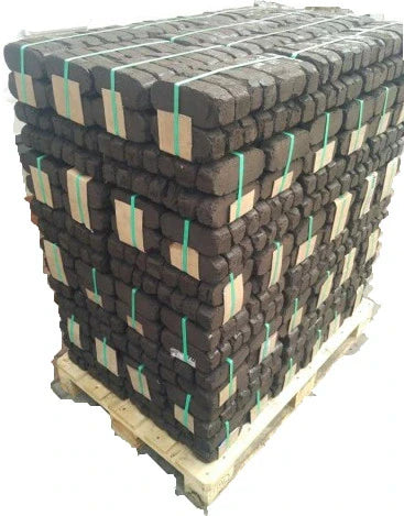 Paquetes de 1000 kg de briquetas de turba 10K, combustible de carbón respetuoso con el medio ambiente