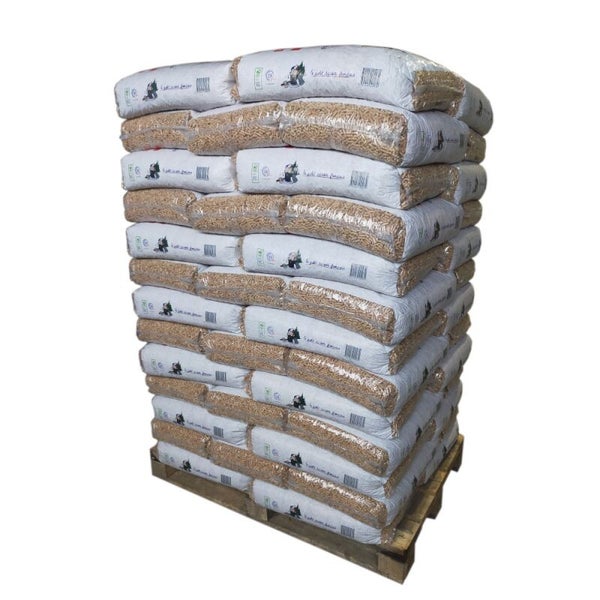 Pellets de madera - palé con 65 bolsas de 15 kg