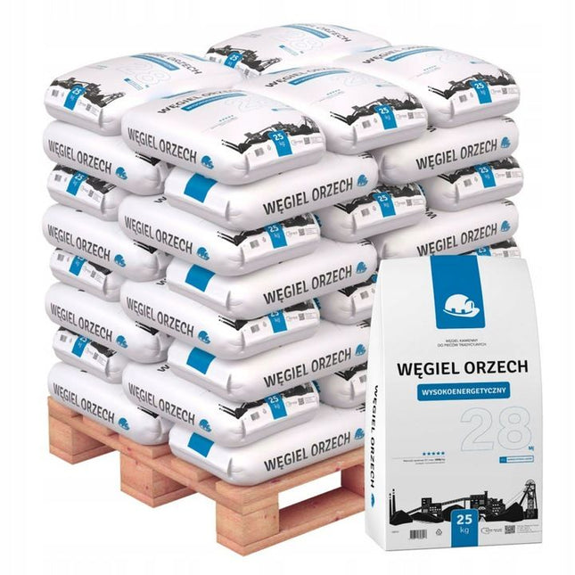 Carbono Nogal II 28MJ 30-50 mm paquete 25kg/1t