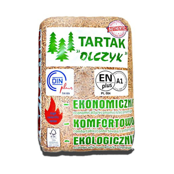 Paleta con pellets Olczyk 6 mm 975 kg